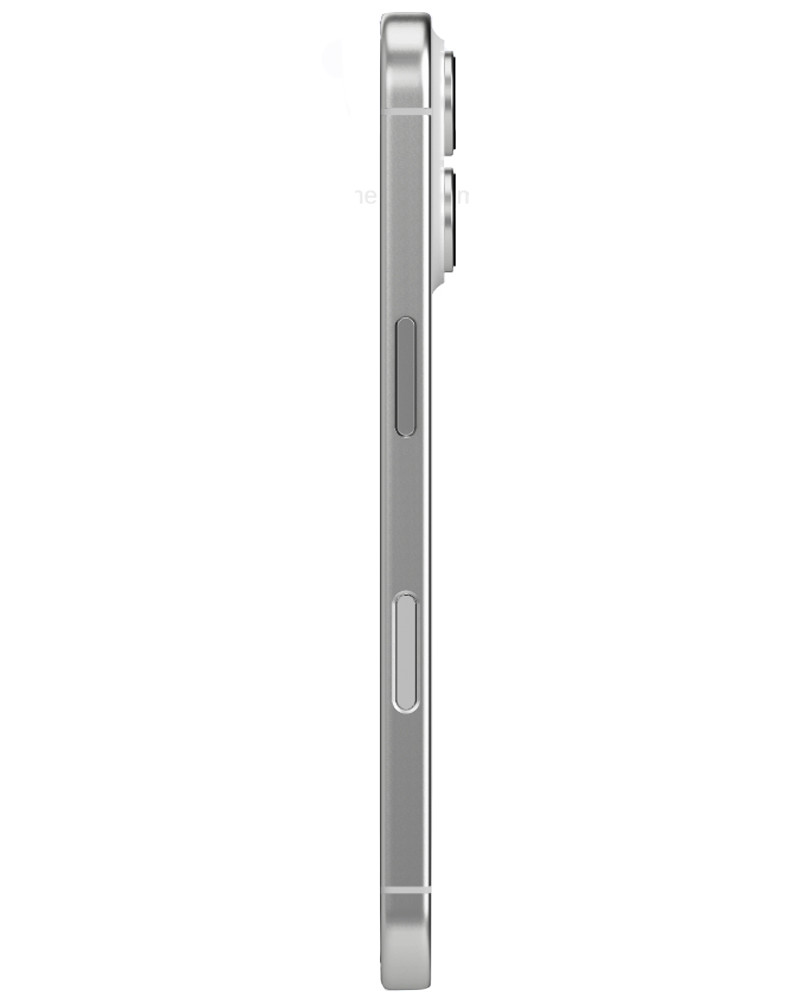 Wholesale Apple iPhone 16 white 128GB 5G unlocked, C/D grade — bulk smartphone lot side view