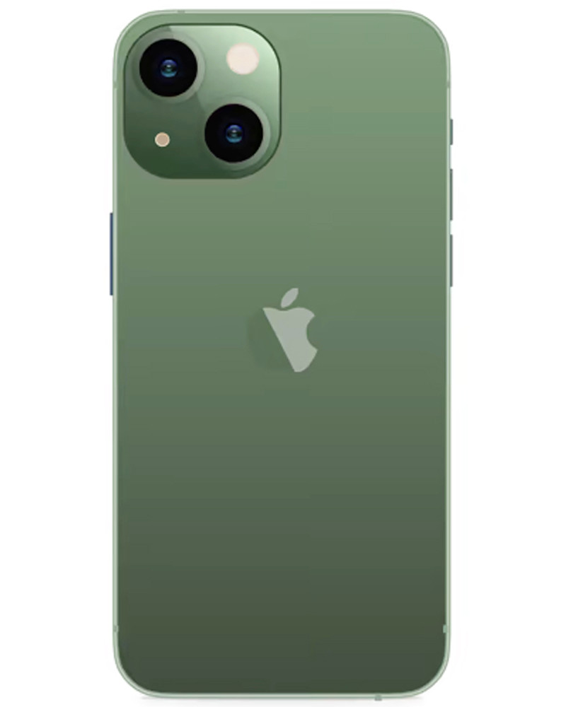 Wholesale Apple iPhone 13 green 256GB 5G unlocked, B/C grade — bulk smartphone lot back view