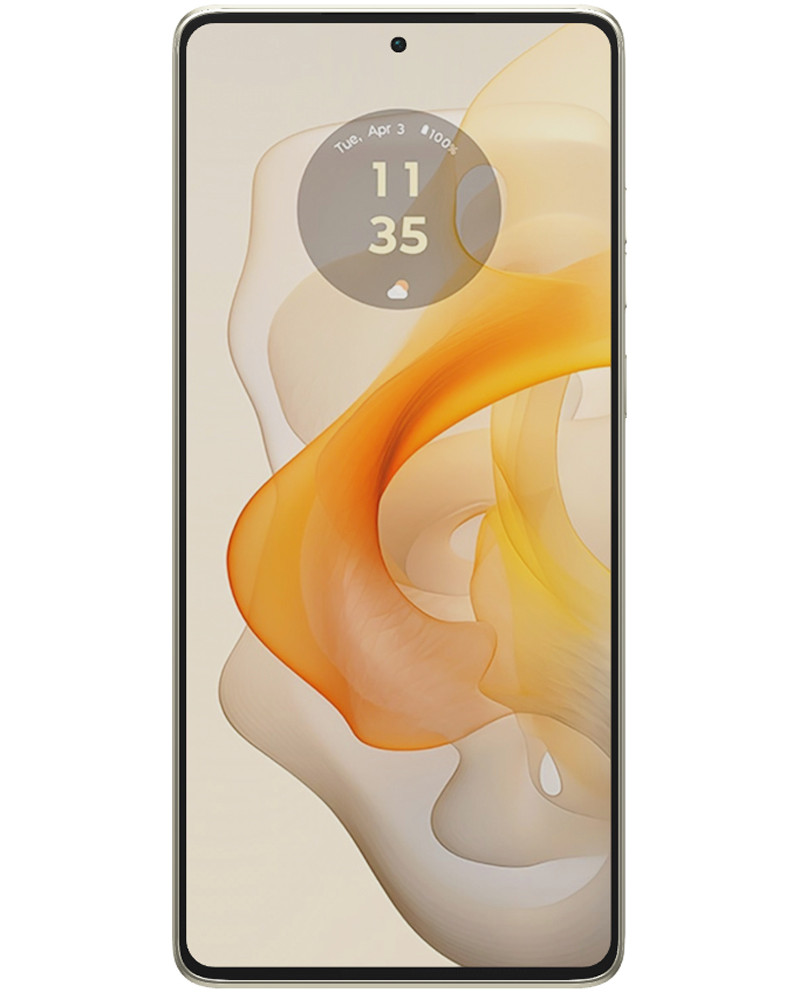 Wholesale Motorola Moto G Stylus 2024 gold 128GB 5G, Tracfone locked, B/C grade — bulk smartphone lot front view