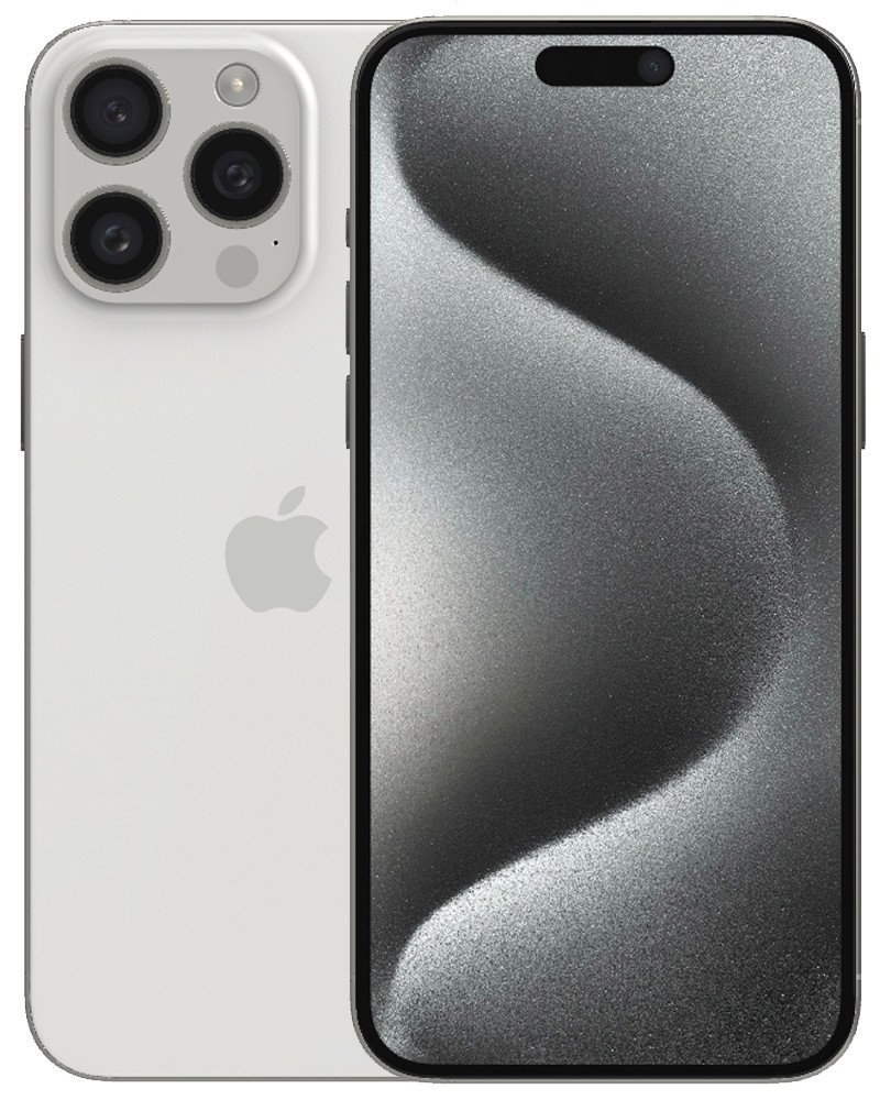Wholesale Apple iPhone 15 Pro Max white titanium 512GB 5G, AT&T locked, A/B grade — bulk smartphone lot