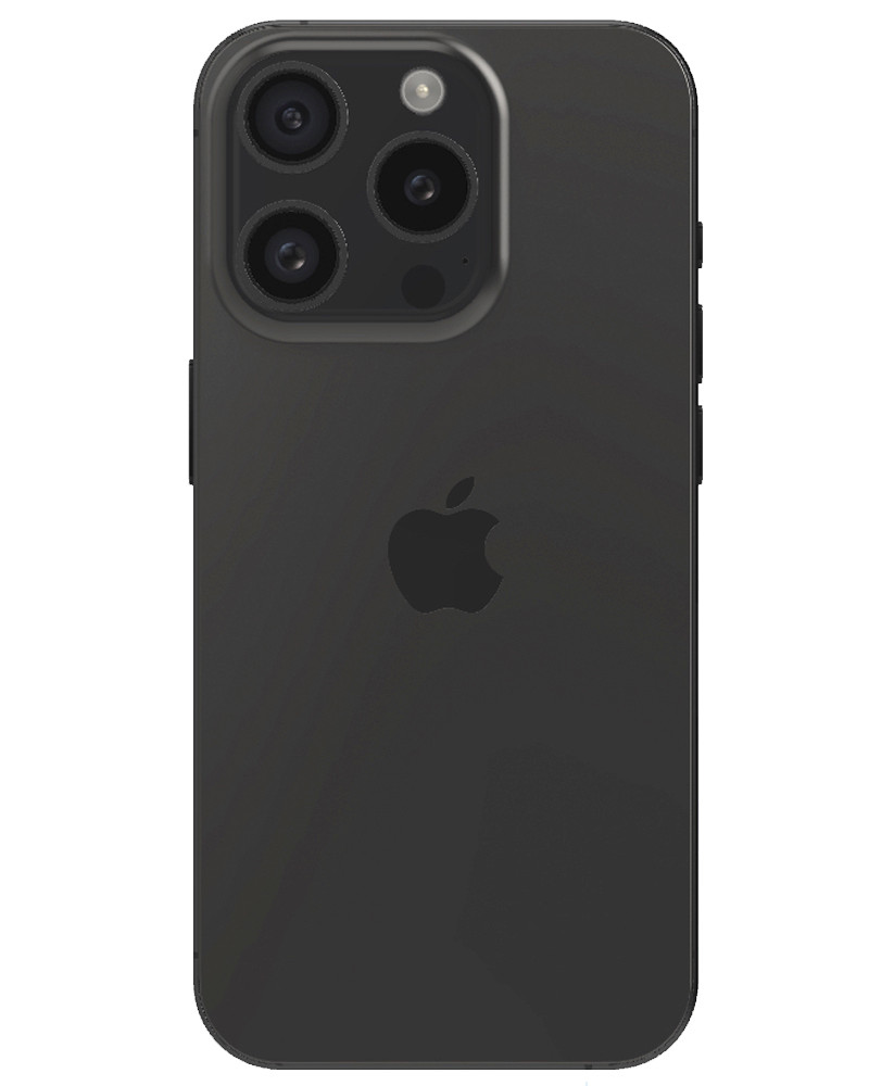 Wholesale Apple iPhone 15 Pro black titanium 512GB 5G unlocked, A+ grade — bulk smartphone lot back view