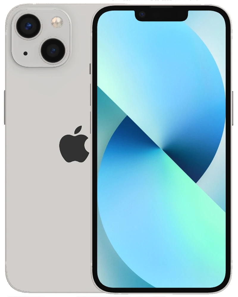 Wholesale Apple iPhone 13 A2482 starlight 256GB 5G unlocked, B/C-stock bulk lot