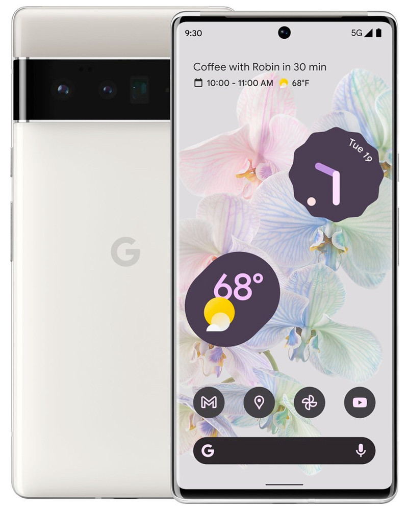 Wholesale Google Pixel 6 Pro G8V0U white 256GB 5G unlocked, A+ stock — bulk smartphone lot