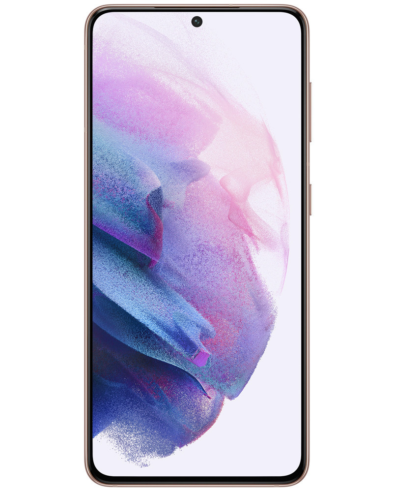 Wholesale Samsung Galaxy S21 Plus 128GB phantom violet unlocked C grade bulk smartphone front view
