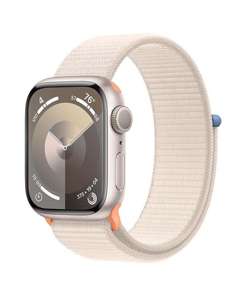 Wholesale Apple Watch Series 9 41mm A2982 starlight aluminum 64GB unlocked, B/C stock — bulk lot
