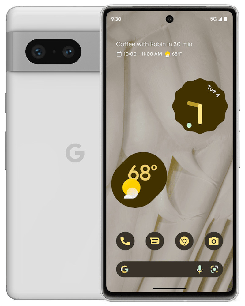 Wholesale Google Pixel 7 white 128GB 5G unlocked, A+ stock — bulk smartphone lot