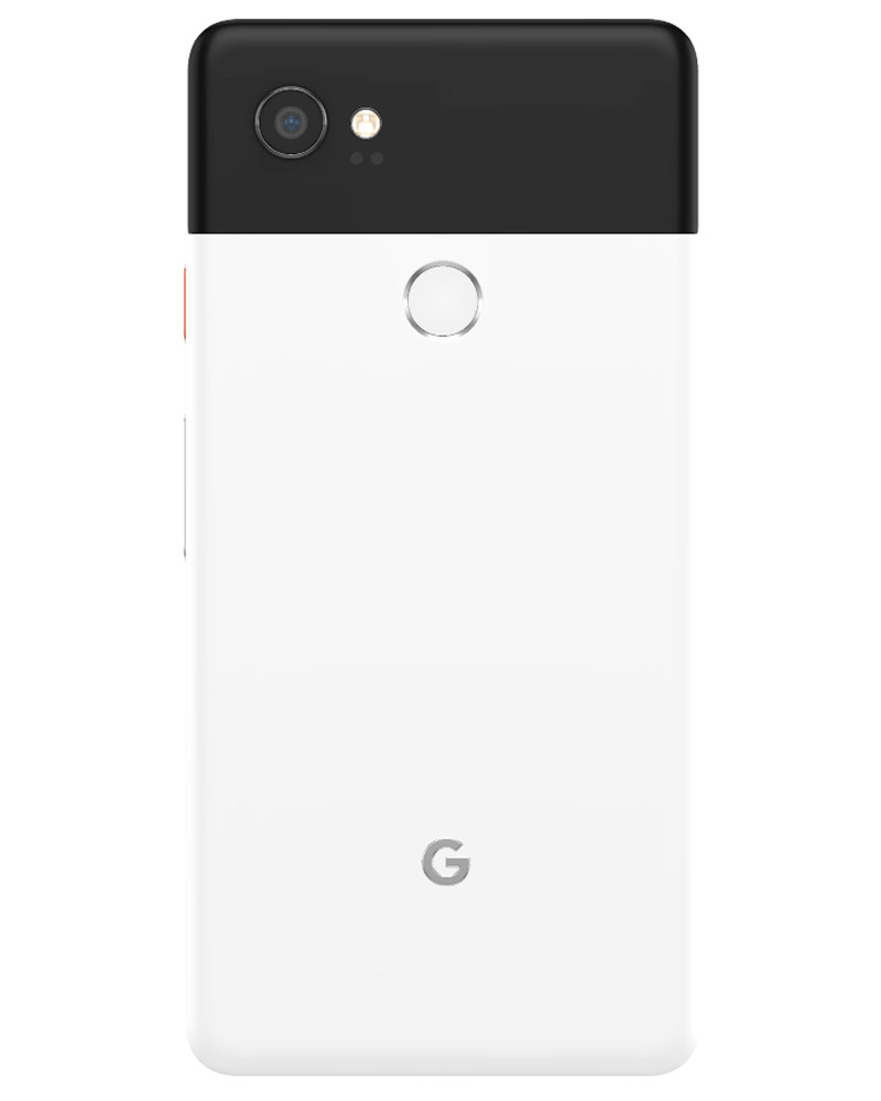 Wholesale Google Pixel 2 XL white 64GB 4G LTE unlocked, A stock — bulk smartphone lot back view
