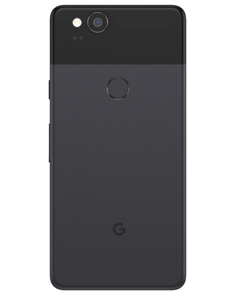 Wholesale Google Pixel 2 black 64GB 4G LTE unlocked, A/B stock — bulk smartphone lot back viw