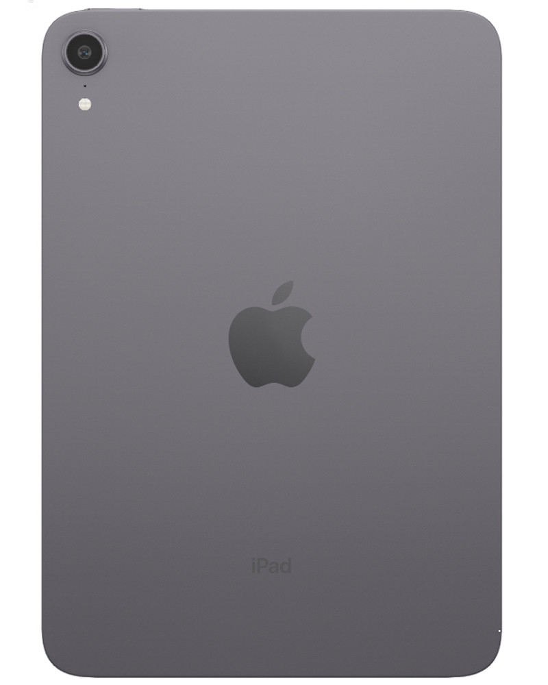 Wholesale Apple iPad Mini 8.3 2021 6th Gen space gray 64GB Wi-Fi only, C stock — bulk tablet lot back view