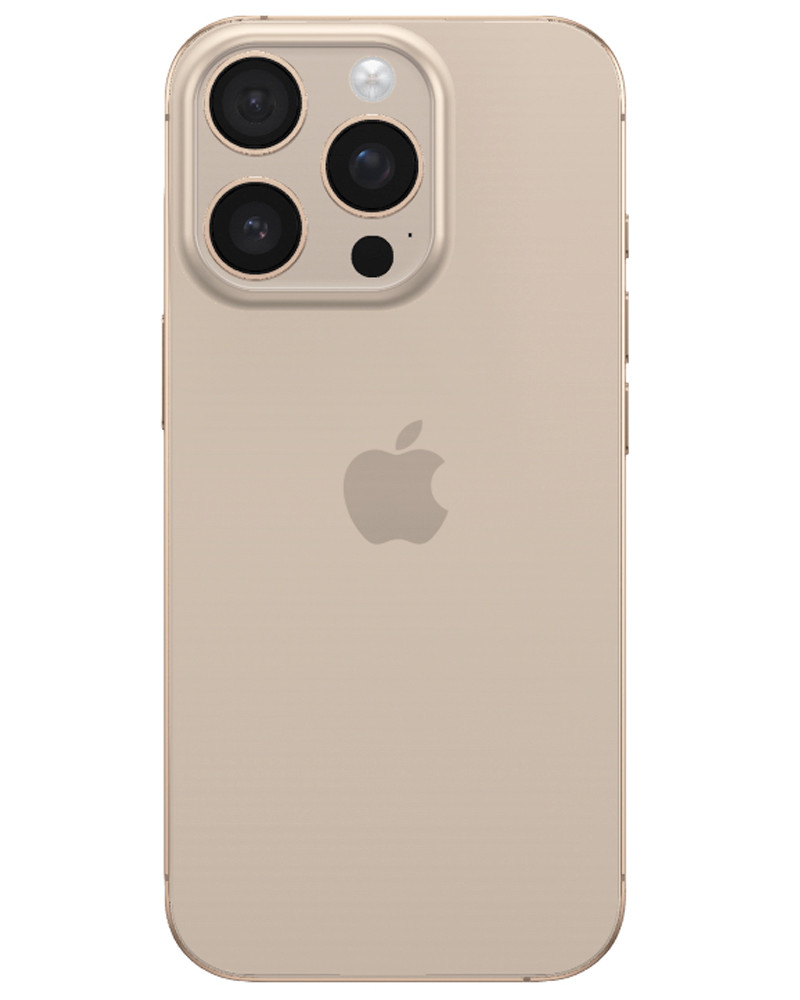 Wholesale Apple iPhone 16 Pro desert titanium 1TB 5G unlocked, A+ stock — bulk smartphone lot back view
