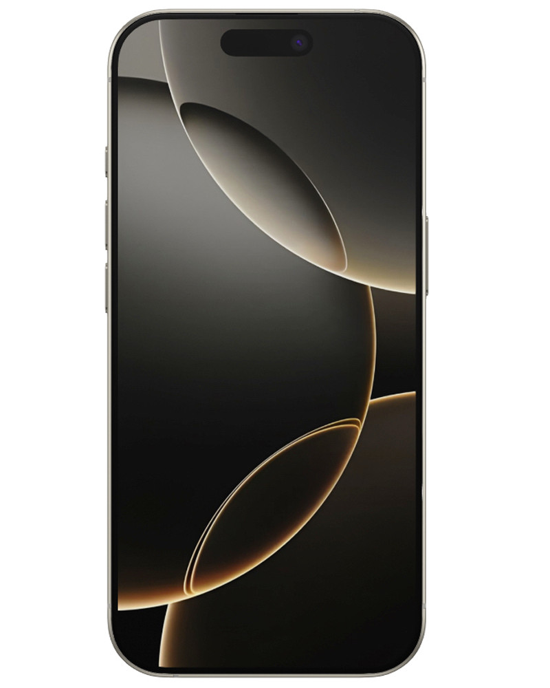 Wholesale Apple iPhone 16 Pro natural titanium 1TB 5G unlocked, A+ stock — bulk smartphone lot front view