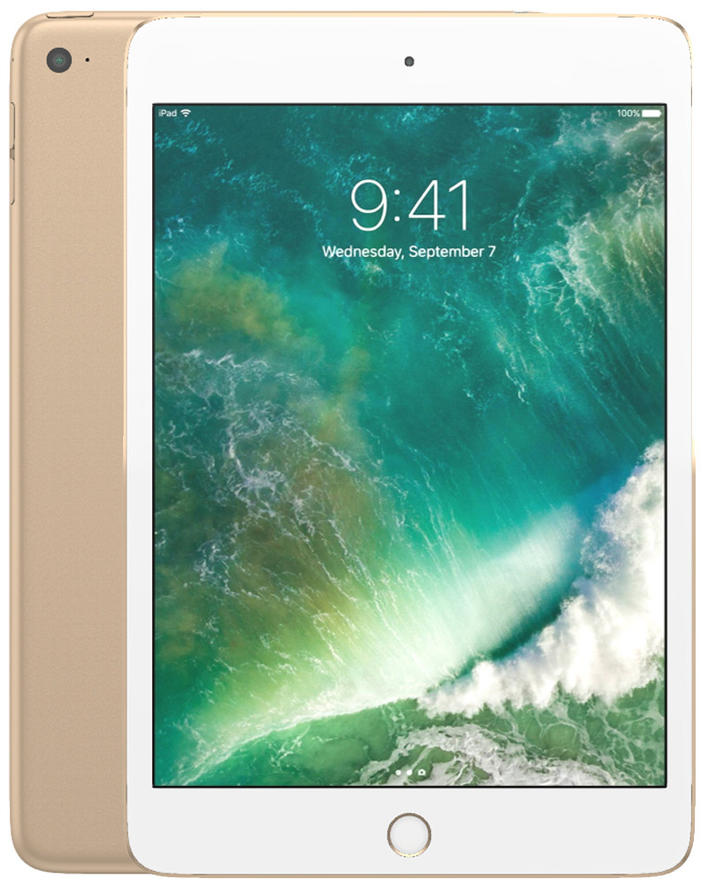 Wholesale Apple iPad Mini 7.9 2015 4th Gen gold 128GB Wi-Fi only, B/C stock — bulk tablet lot