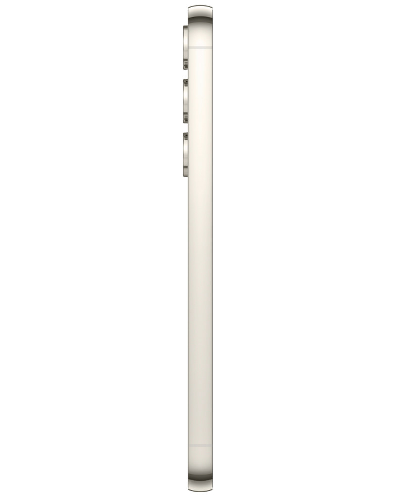 Wholesale Samsung Galaxy S23 cream 256GB 5G unlocked, C/D stock — bulk smartphone lot side view
