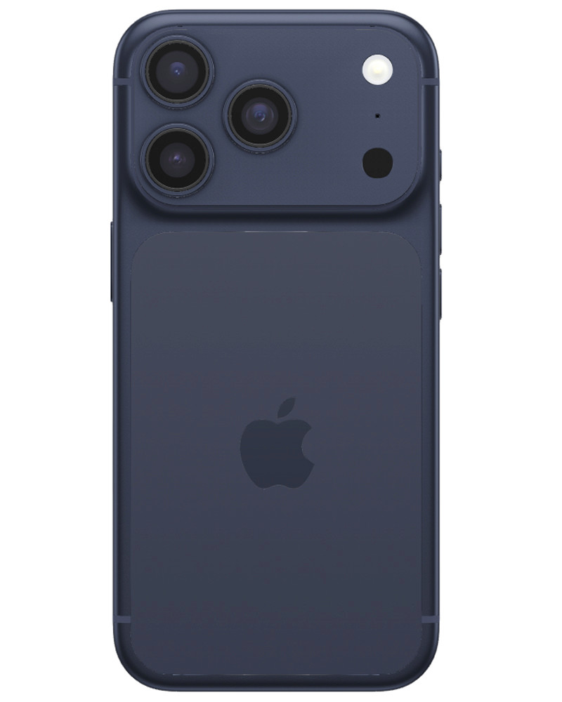 Wholesale Apple iPhone 17 Pro Max silver 256GB 5G unlocked, A stock — bulk smartphone lot back view