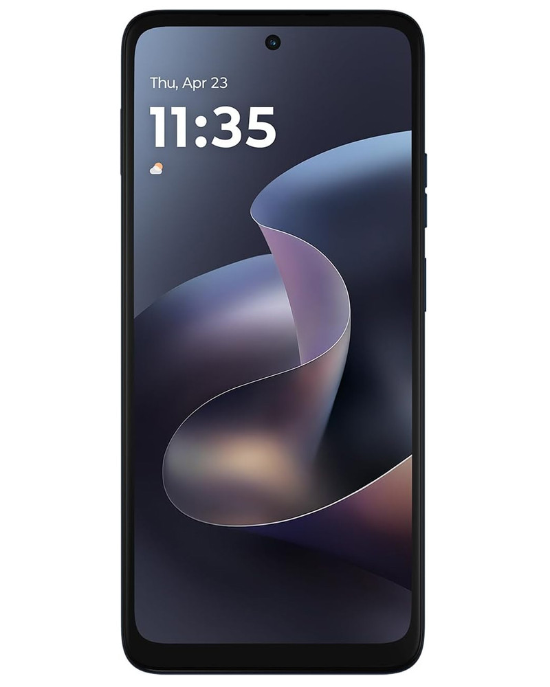 Wholesale Motorola Moto G 2026 blue 128GB 5G Cricket locked, A/B stock — bulk smartphone lot front view