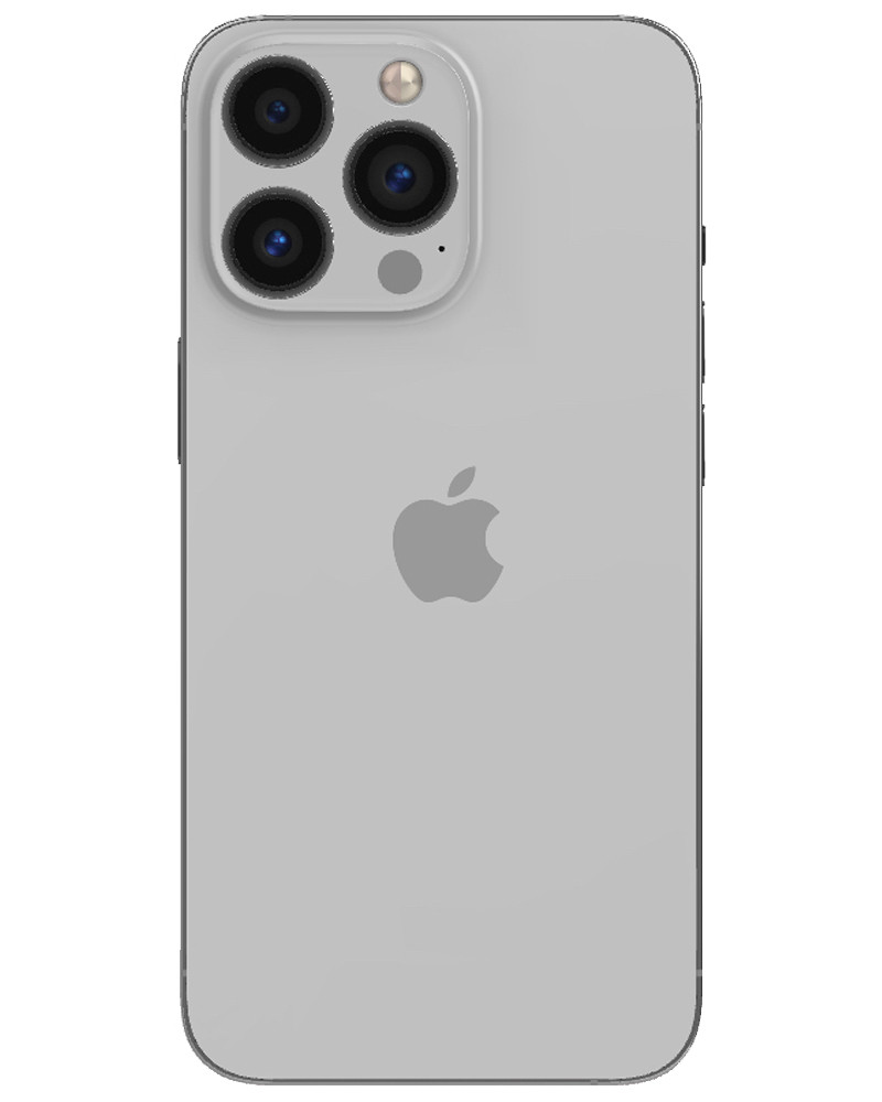 Wholesale Apple iPhone 13 Pro silver 128GB 5G unlocked, B/C grade — bulk smartphone lot back view