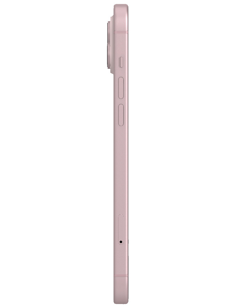 Wholesale Apple iPhone 15 Plus pink 256GB 5G unlocked, A+ stock — bulk smartphone lot side view