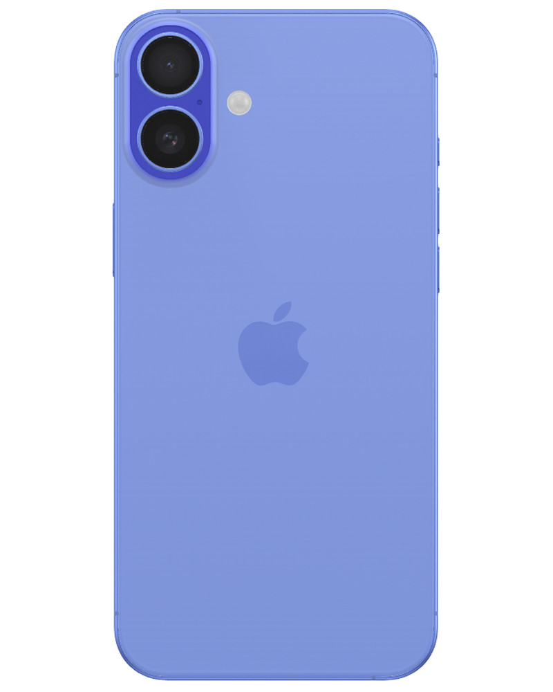 Wholesale Apple iPhone 16 Plus ultramarine 256GB 5G unlocked, A+ stock — bulk smartphone lot back view