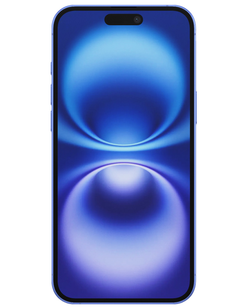 Wholesale Apple iPhone 16 Plus ultramarine 256GB 5G unlocked, A+ stock — bulk smartphone lot front view