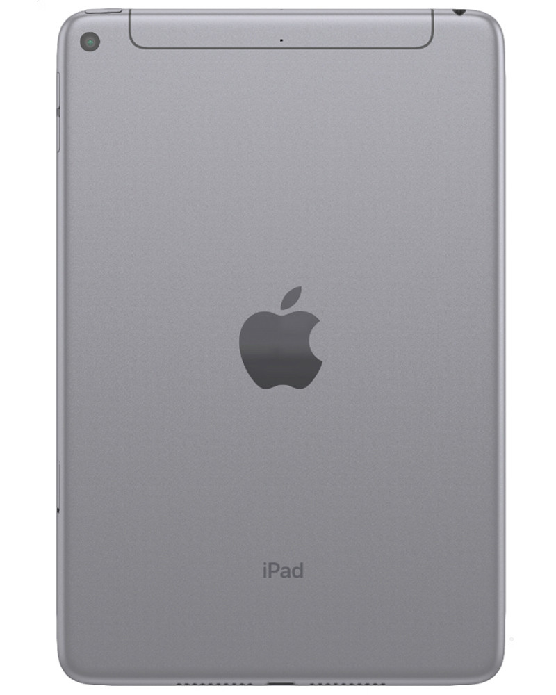 Wholesale Apple iPad Mini 7.9 2019 5th Gen space gray 64GB Wi-Fi only, C stock — bulk tablet lot back view