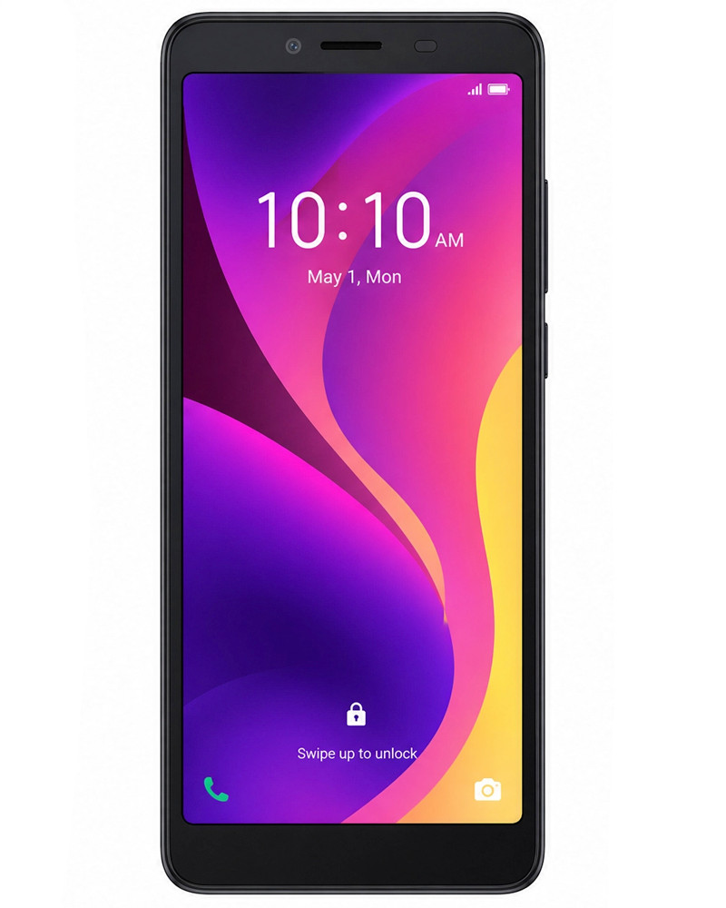 Wholesale TCL Ion V black 32GB 4G LTE unlocked, C/D stock — bulk smartphone lot front view