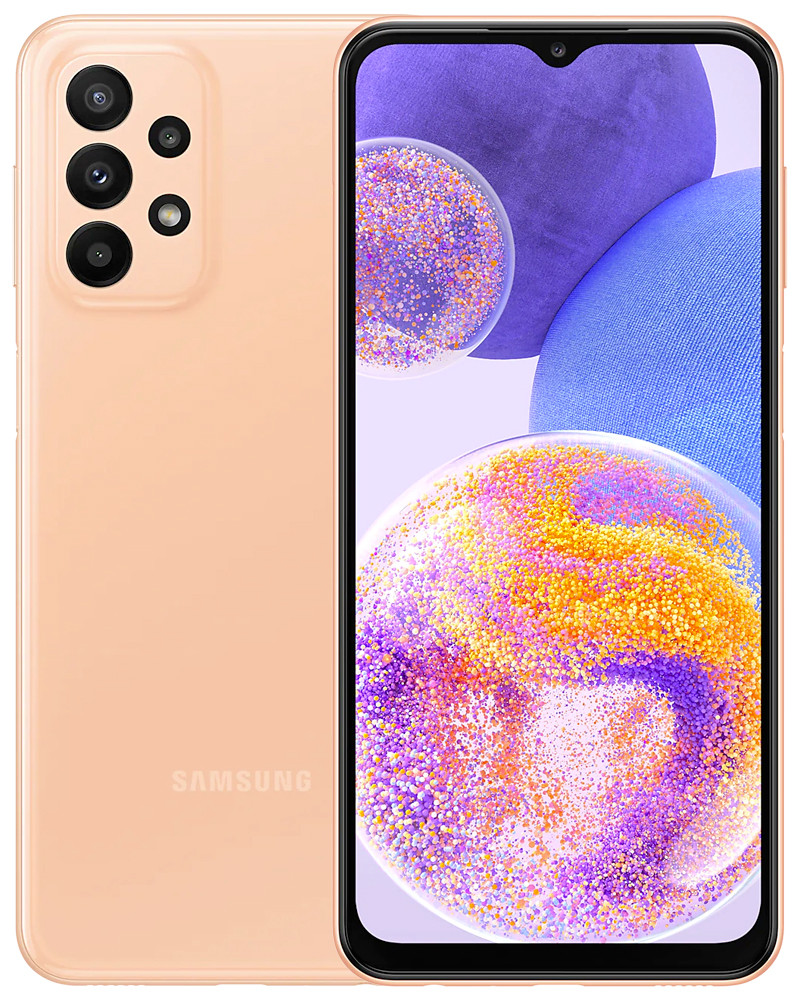 Wholesale Samsung Galaxy A23 A235U peach 64GB 4G LTE AT&T locked, A/B stock — bulk smartphone lot
