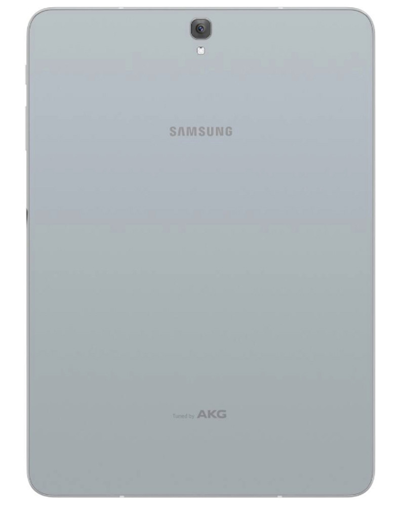 Wholesale Samsung Galaxy Tab S3 T820 silver 32GB Wi-Fi only, A/B stock — bulk tablet lot back view