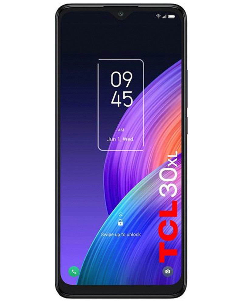 Wholesale TCL 30 XL T701DL gray 64GB 4G LTE unlocked, A/B stock — bulk smartphone lot front view