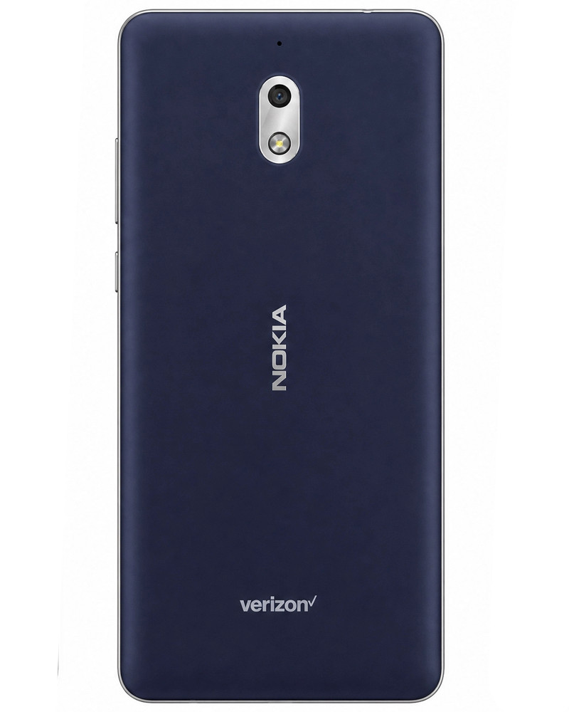 Wholesale Nokia 2.1V TA-1136 blue 8GB 4G LTE Verizon prepaid locked, A stock — bulk smartphone lot back view