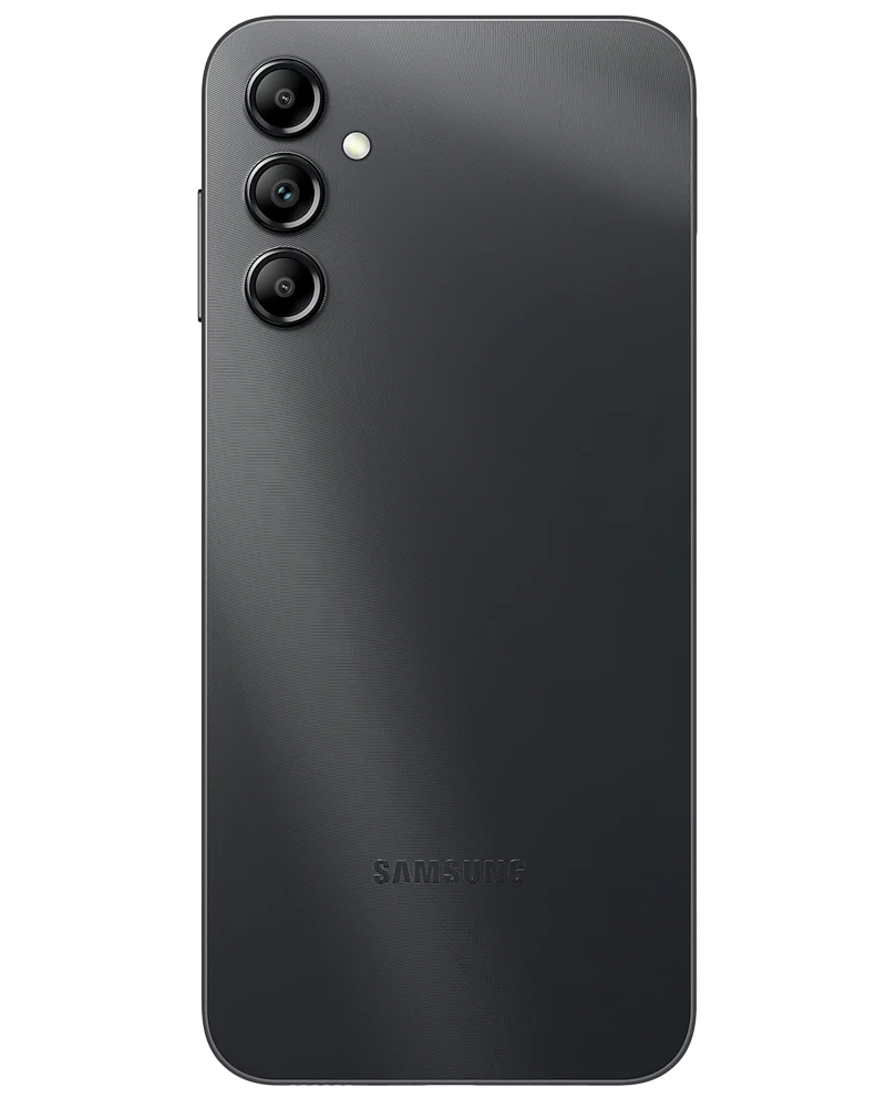 Wholesale Samsung Galaxy A14 A146U black 64GB 5G unlocked, B/C stock — kitted bulk smartphone lot back view