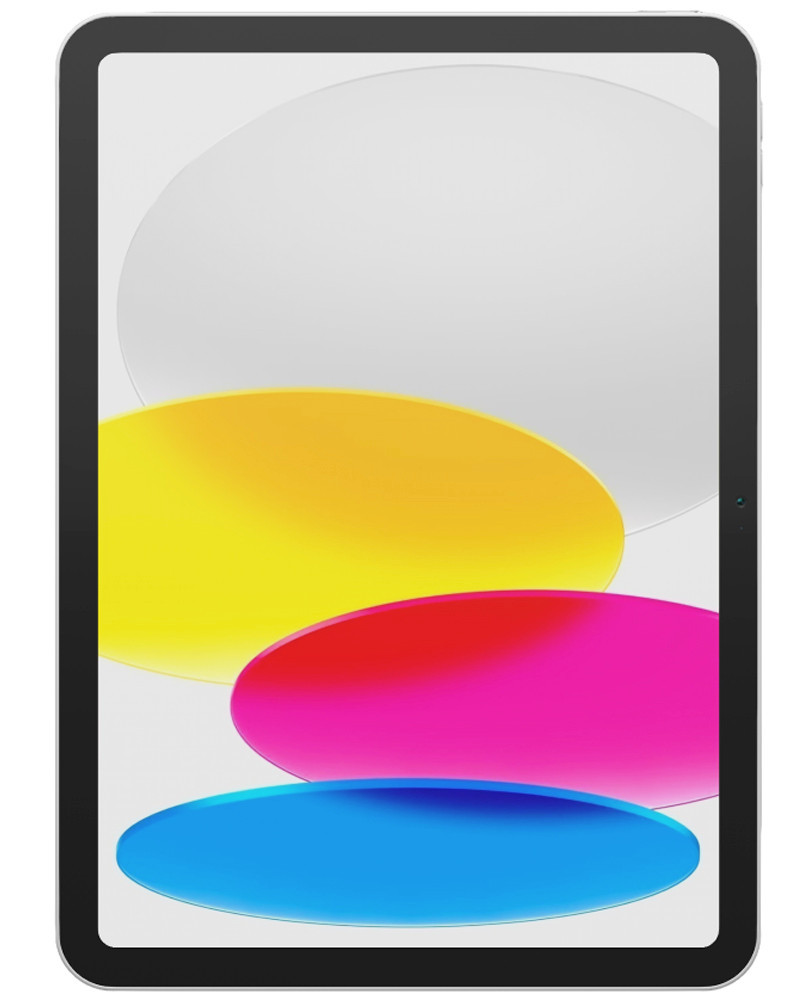 Wholesale Apple iPad A16 A3355 silver 128GB Wi-Fi unlocked, A+ stock — bulk tablet lot front view