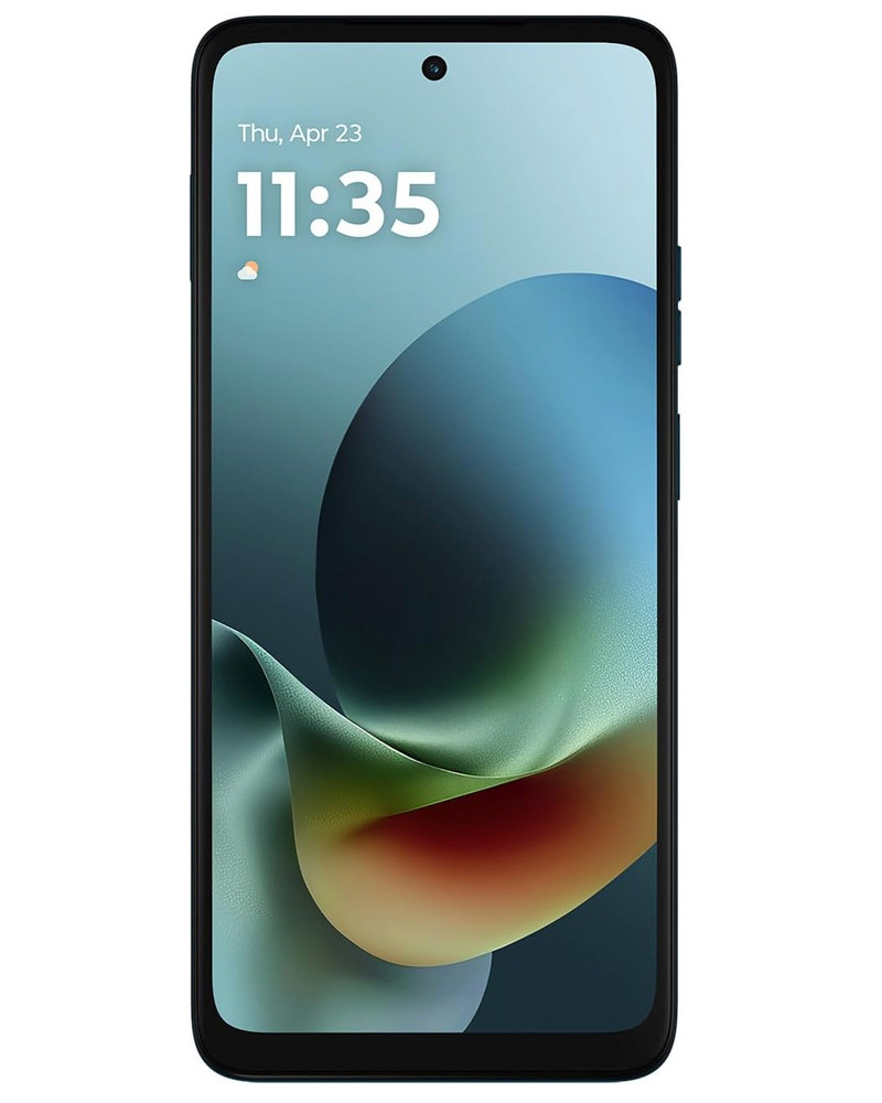 Wholesale Motorola Moto G Play 2026 XT2615 blue 64GB 5G unlocked, B/C stock — bulk smartphone lot front view