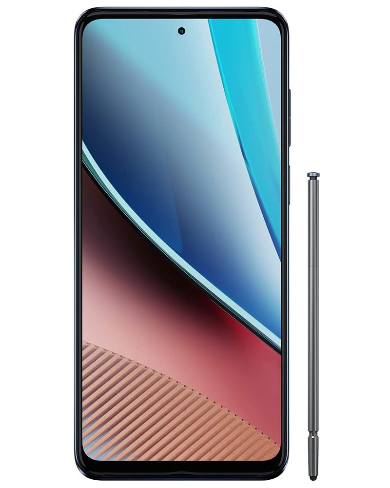 Wholesale Motorola Moto G Stylus 2023 XT2317 blue 64GB 4G LTE unlocked, B/C stock — bulk smartphone lot front view