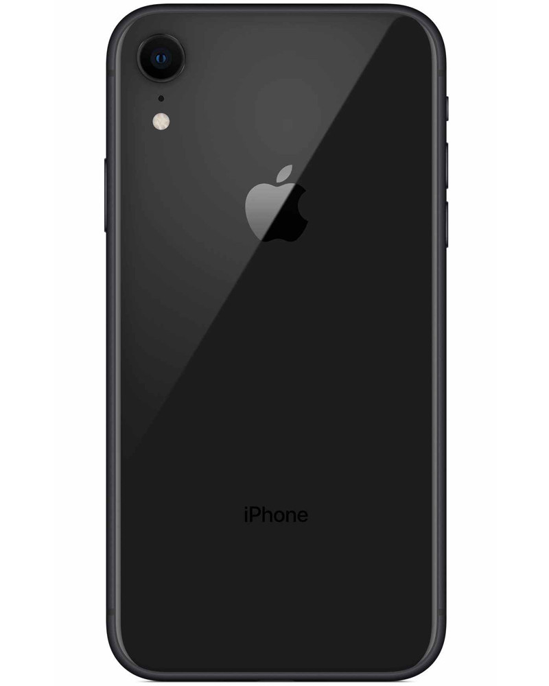 Wholesale Apple iPhone XR A1984 black 128GB 4G LTE unlocked, A+ stock — bulk smartphone lot back view