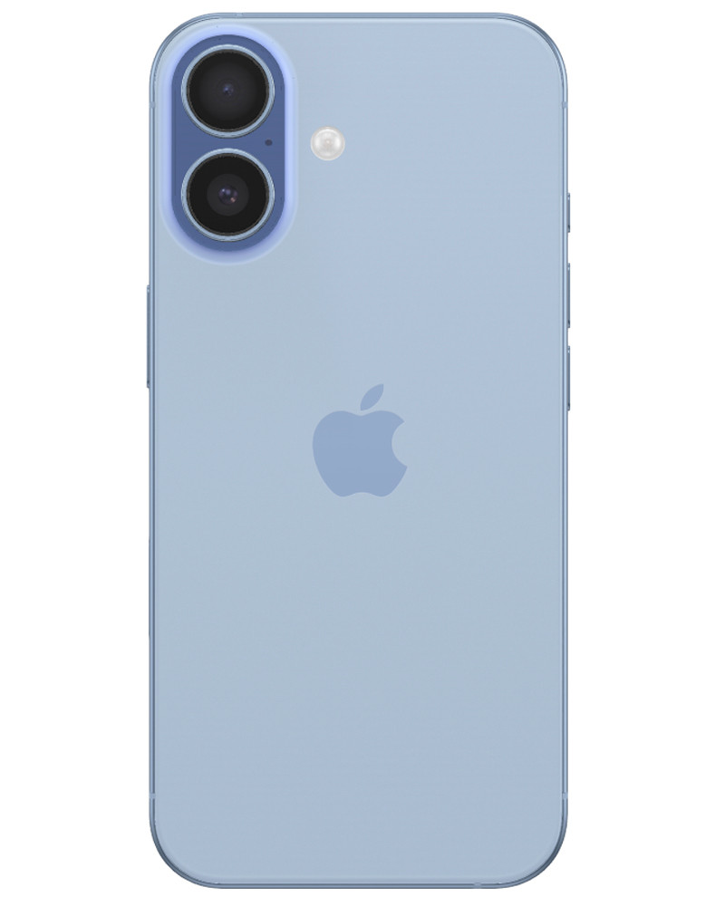 Wholesale Apple iPhone 17 A3258 blue 256GB 5G unlocked, A+ stock — bulk smartphone lot back view