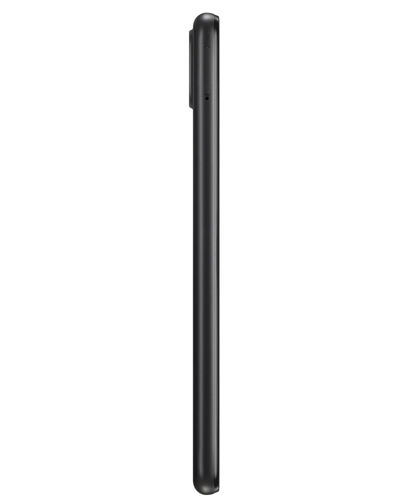 Wholesale Samsung Galaxy A12 A125U black 32GB 4G LTE T-Mobile locked, C/D stock — bulk smartphone lot side view