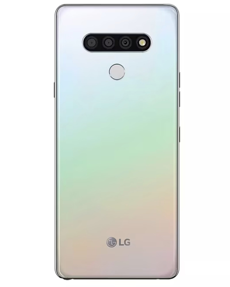 Wholesale LG Stylo 6 LM-Q730 white 64GB 4G LTE unlocked, A stock — bulk smartphone lot back view