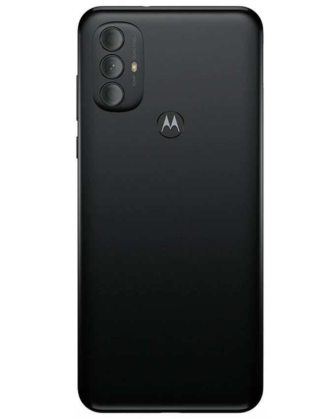 Wholesale Motorola Moto G Power 2022 XT2165 black 64GB 4G LTE Verizon prepaid locked, brand new — bulk smartphone lot back view