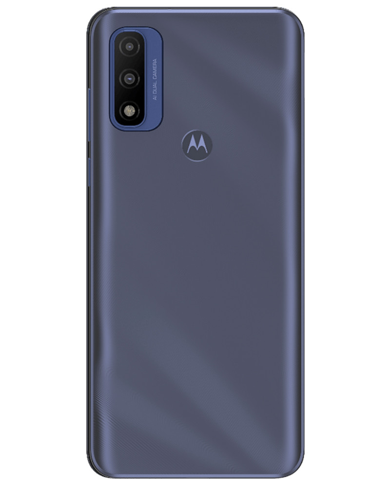 Wholesale Motorola Moto G Pure XT2163 indigo 32GB 4G LTE unlocked, B/C stock — bulk smartphone lot back view