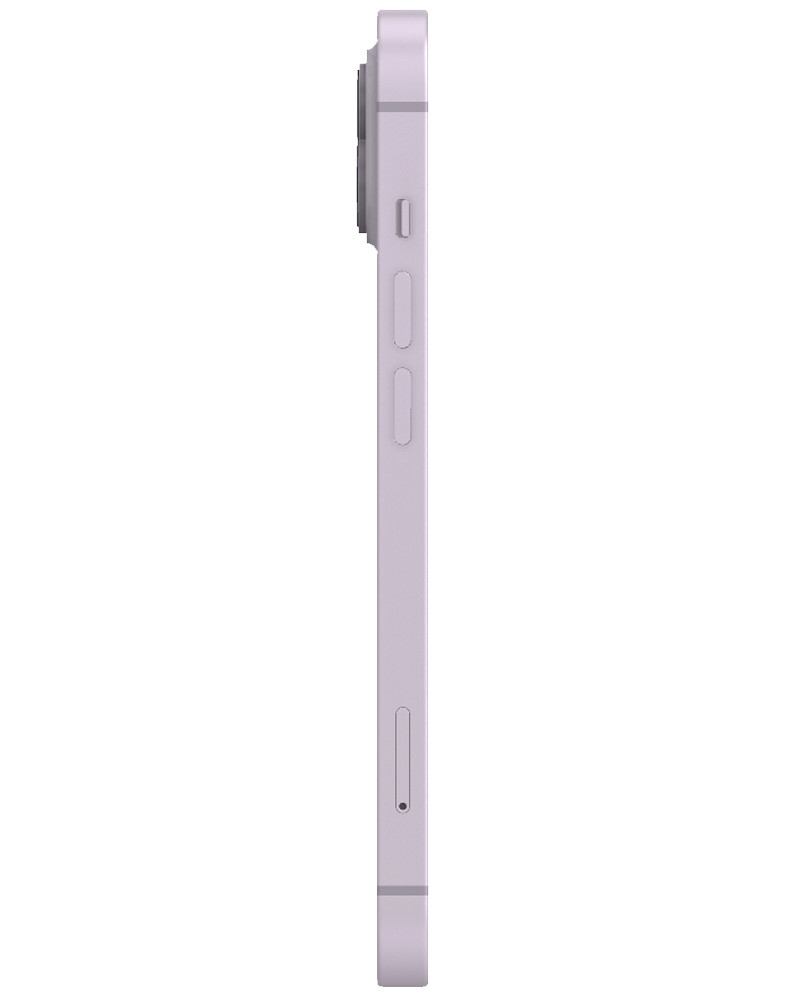 Wholesale Apple iPhone 14 A2649 purple 128GB 5G unlocked, A+ stock — bulk smartphone lot side view