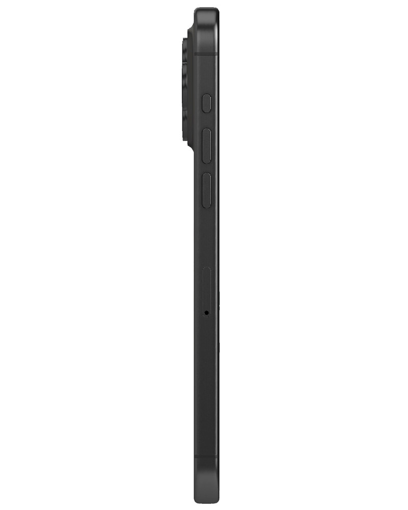 Wholesale Apple iPhone 15 Pro Max A2849 black 256GB 5G unlocked, D stock — bulk smartphone lot side view