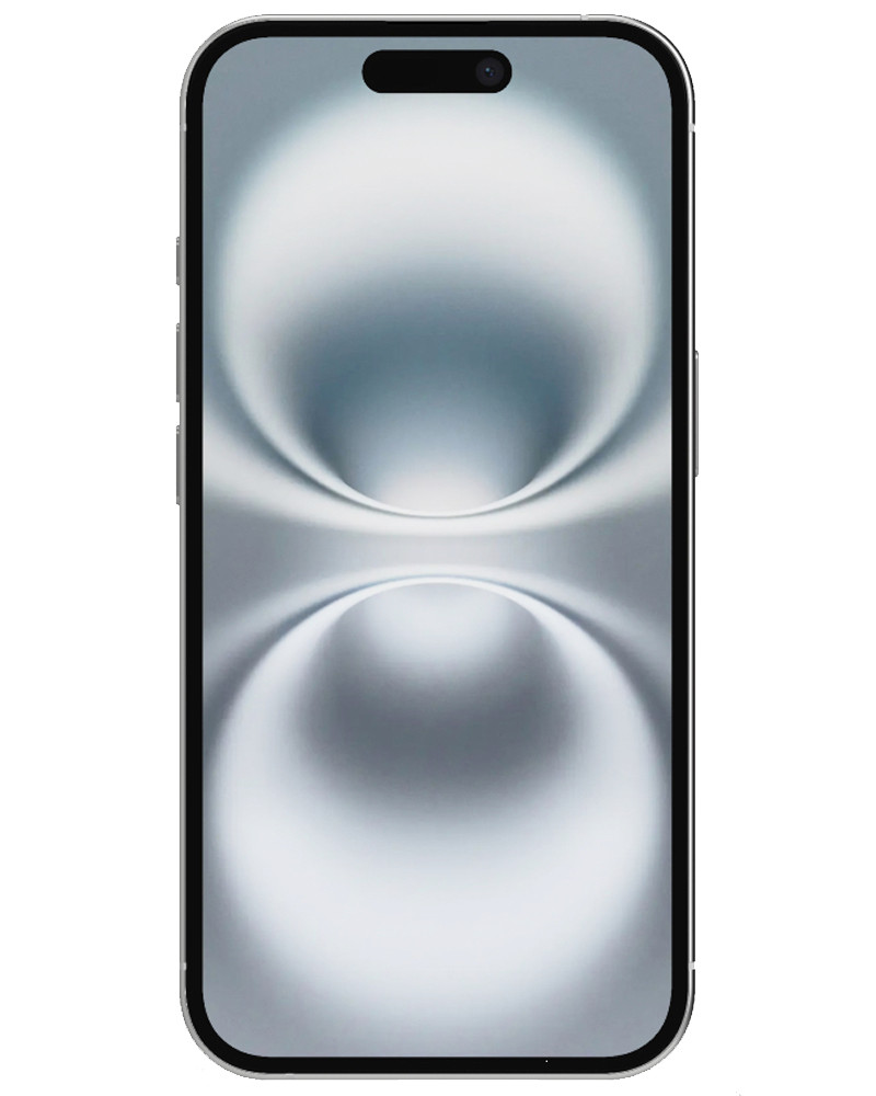 Wholesale Apple iPhone 16 A3081 white 128GB 5G T-Mobile locked, B/C stock — bulk smartphone lot front view