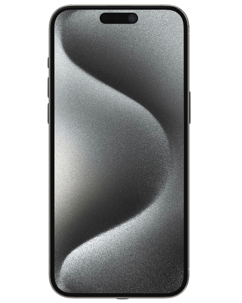 Wholesale Apple iPhone 15 Pro Max A2849 white titanium 512GB 5G unlocked, C stock — bulk smartphone lot front view