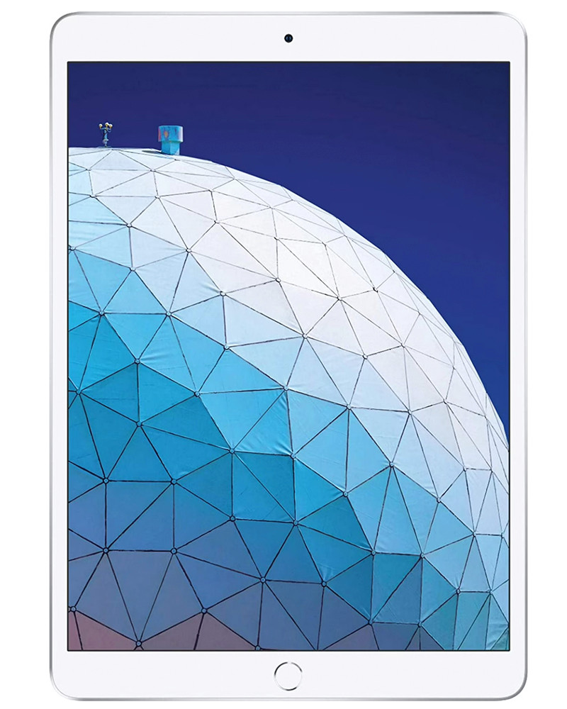 Wholesale Apple iPad Air 10.5 2019 3rd gen A2152 silver 64GB Wi-Fi only, C grade — bulk tablet lot front view