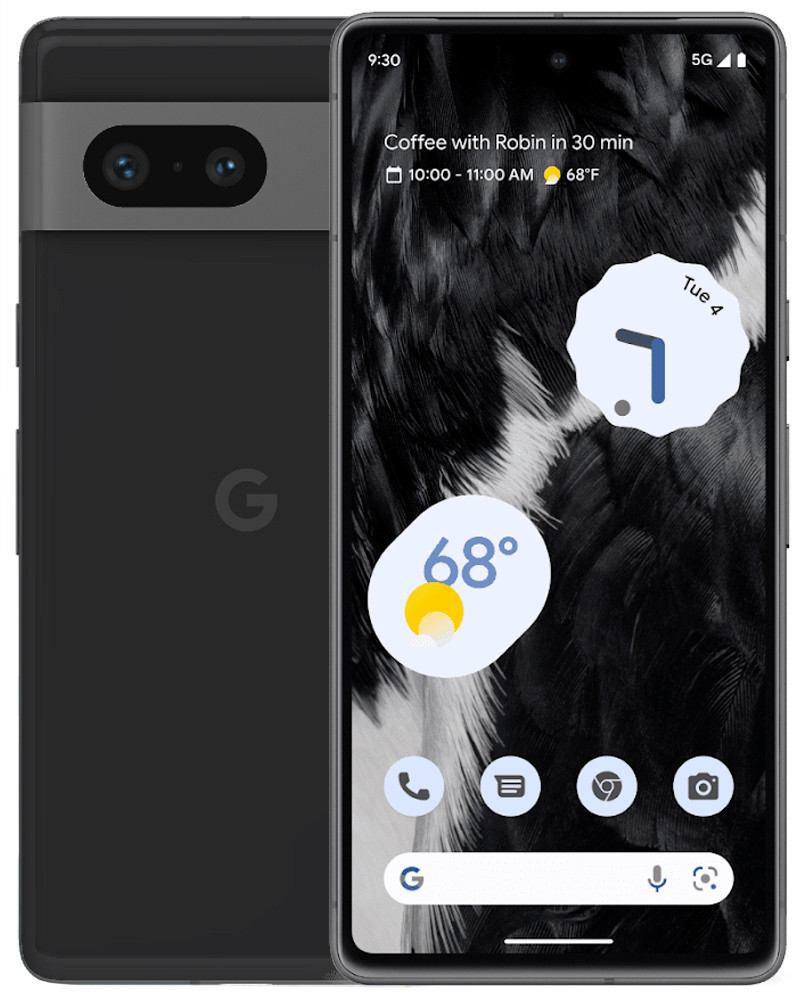 Wholesale Google Pixel 7 GQML3 black 256GB 5G unlocked, C/D grade — bulk smartphone lot