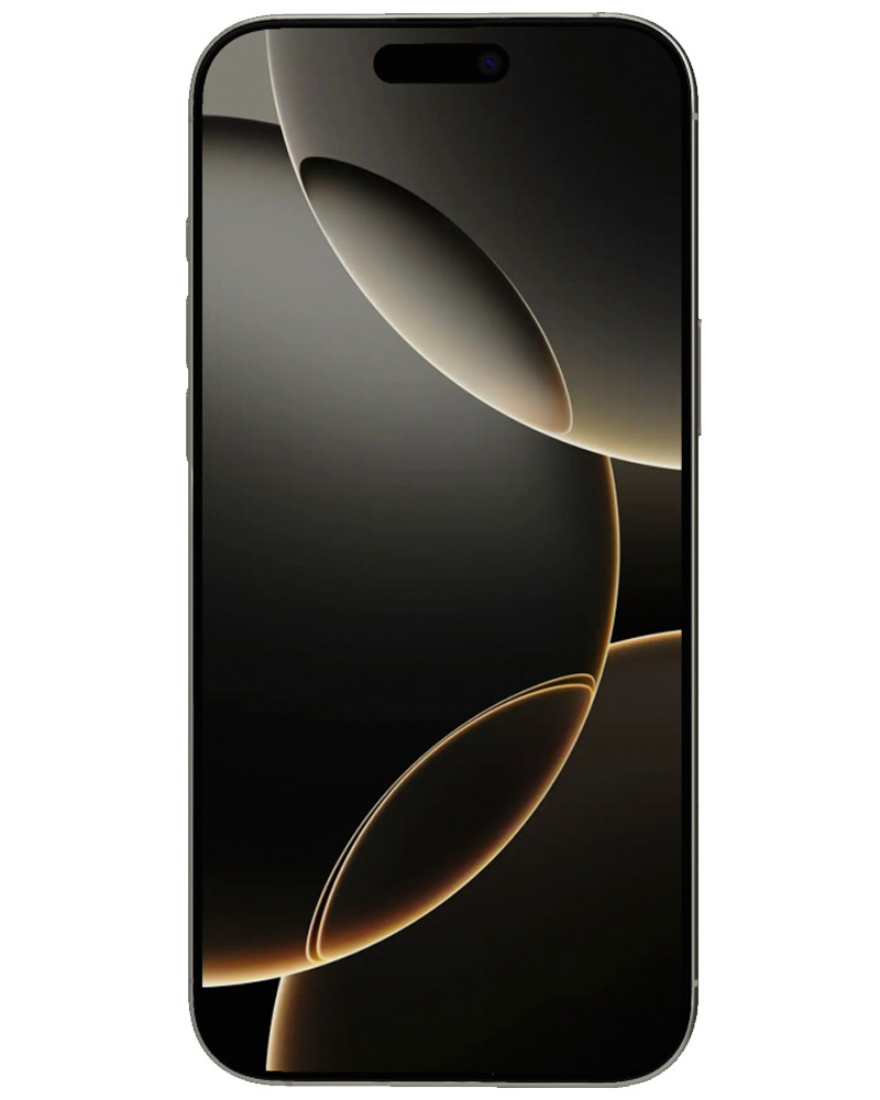 Wholesale Apple iPhone 16 Pro Max natural titanium 256GB 5G, AT&T locked, B/C — bulk smartphone lot front view