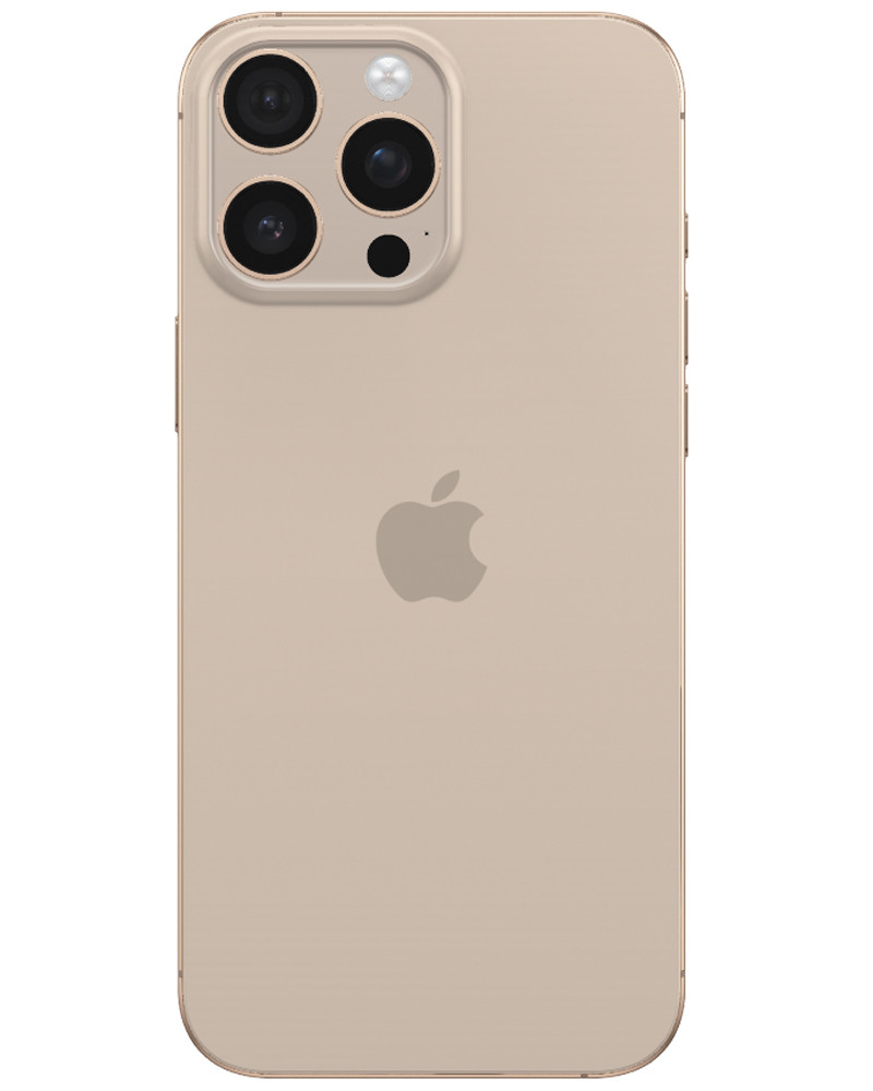 Wholesale Apple iPhone 16 Pro Max desert titanium 256GB 5G, T-Mobile locked, B/C — bulk smartphone lot back view