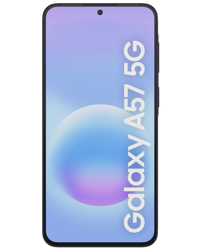Wholesale Samsung Galaxy A57 awesome navy 512GB 5G unlocked, brand new — bulk smartphone lot front view