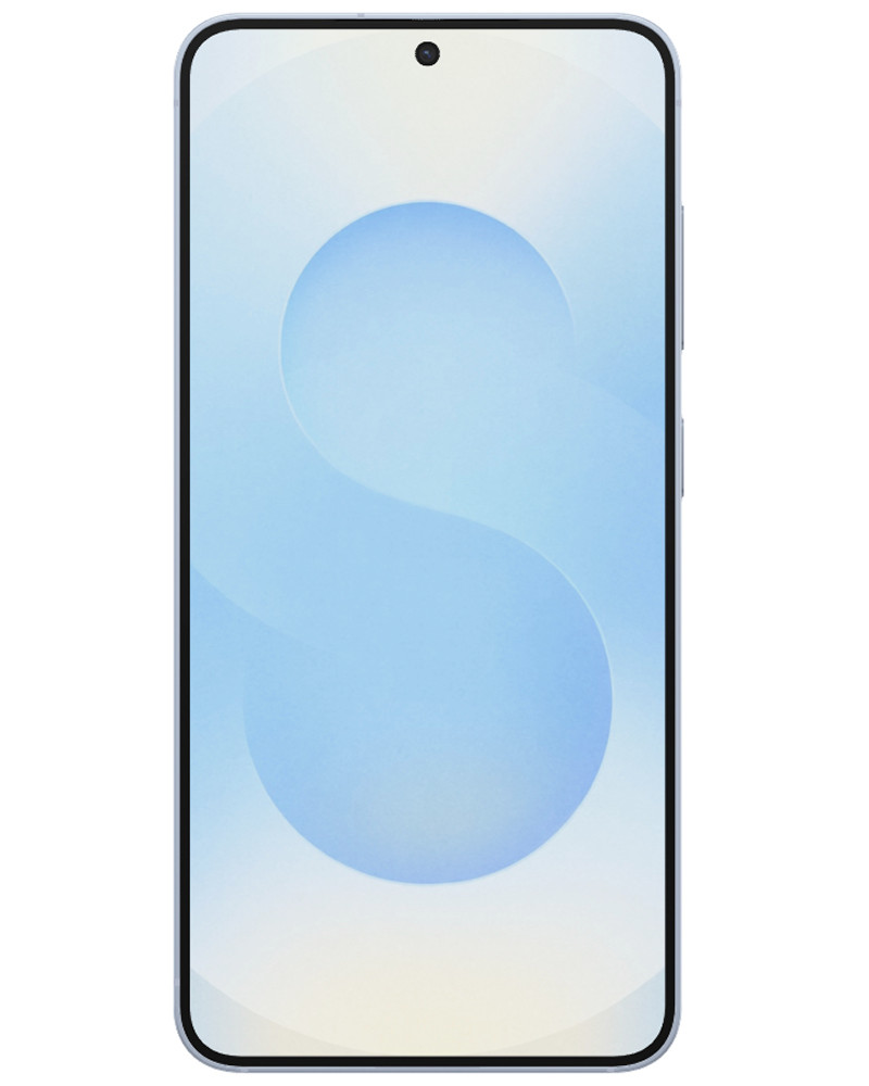 Wholesale Samsung Galaxy S25 blue 128GB 5G unlocked, brand new — bulk smartphone lot front view