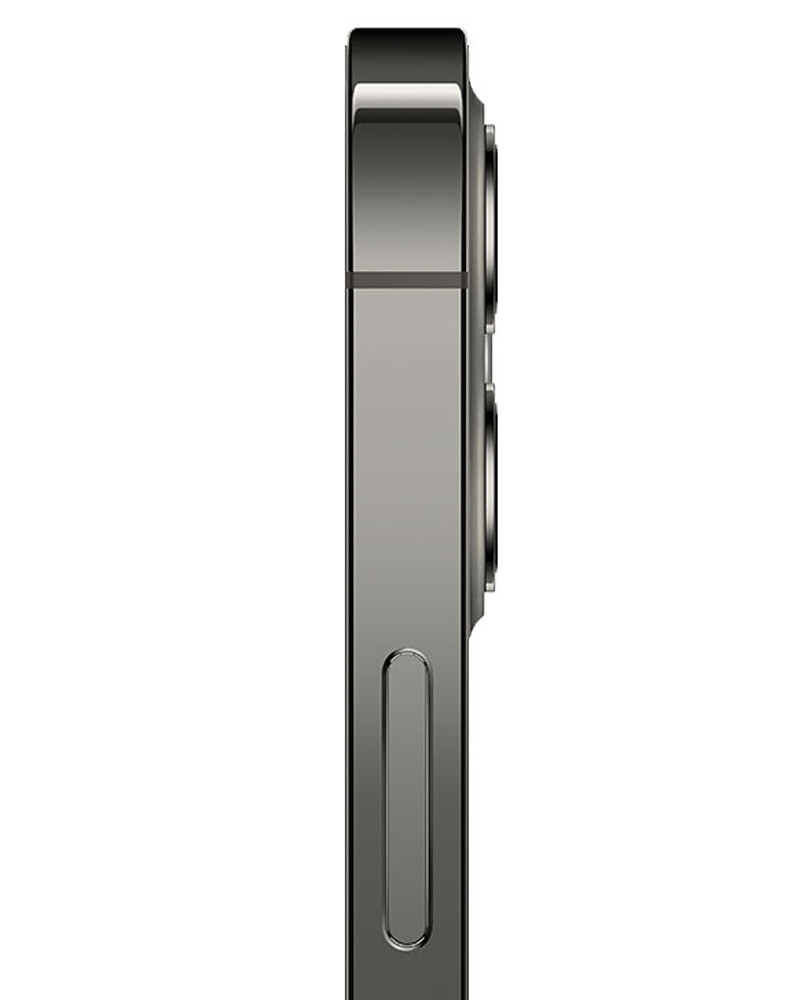 Wholesale Apple iPhone 12 Pro Max graphite 512GB 5G unlocked, C grade — bulk smartphone lot side view